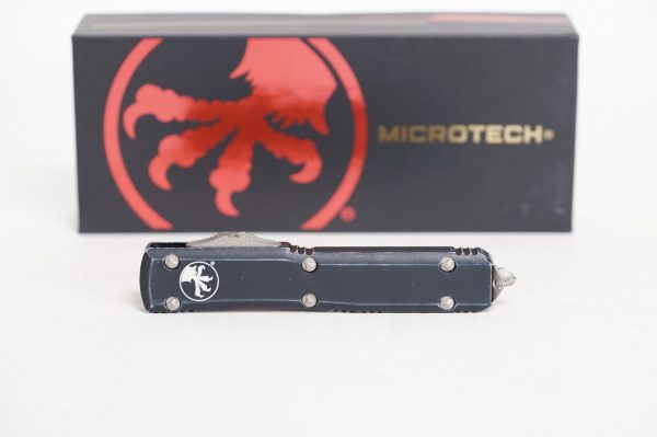 Microtech Ultratech D/E Stonewash Distressed BLK