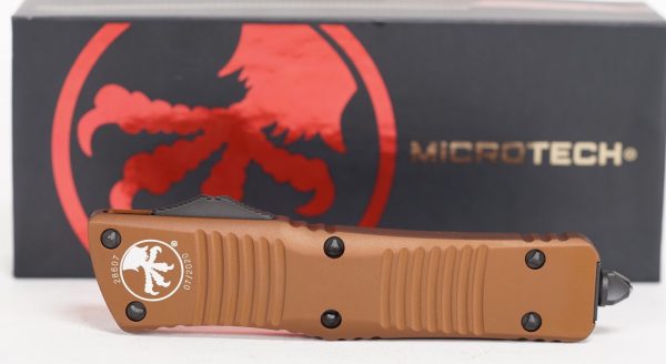 Microtech Combat Troodon D/E TAN Partial Serrated