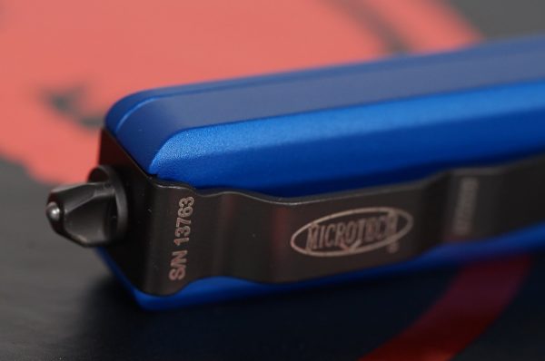 Microtech UTX-70 T/E Blue Partial Serrated