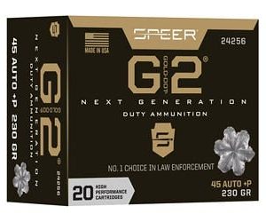 Speer Gold Dot G2 45 ACP +P 230 Grain 20 Round Box