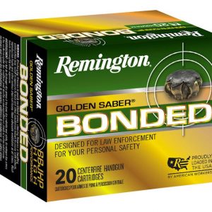 Remington Golden Saber Bonded Brass .357 Sig 125-Grain 20-Rounds BJHP