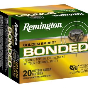 Remington Golden Saber Bonded Brass .40 SW 165-Grain 20-Rounds BJHP