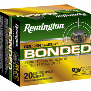 Remington Golden Saber Bonded Brass .40 SW 180-Grain 20-Rounds BJHP