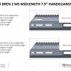 HB Industries CZ Bren 2 Handguard 7.9″ M-Lok - Image 2