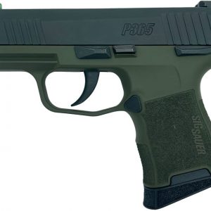 Sig Sauer P365 Green GrabAGun Exclusive 9mm 3.1" Barrel 10-Rounds Manual Safety