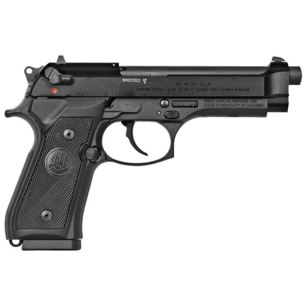 Beretta M9 22 Long Rifle 4.9in Black Bruniton Pistol - 15+1 Rounds