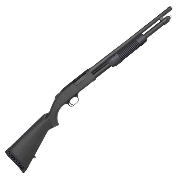 Mossberg 590 7-Shot Matte Blued 20 Gauge 3in Pump Action Shotgun - 18.5in