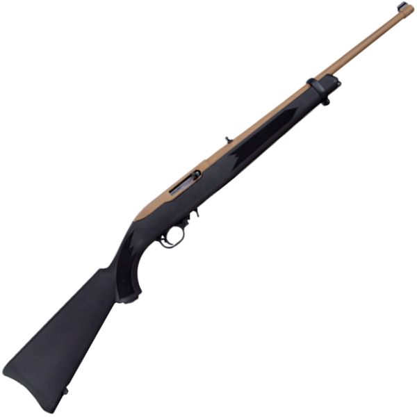 Ruger 10/22 FDE/Black Semi Automatic Rifle - 22 Long Rifle