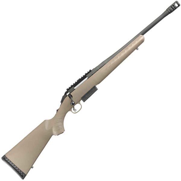 Ruger American Ranch Matte Black Bolt Action Rifle - 450 Bushmaster - 16.12in