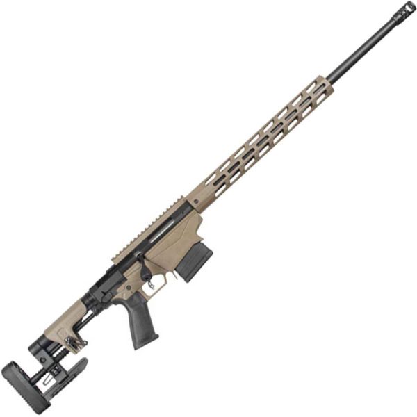 Ruger Precision Barrett Brown Cerakote Bolt Action Rifle - 6.5 Creedmoor - 24in