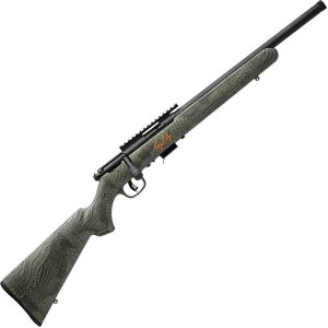 Savage 93 FV-SR Matte Blued Gator Camo Bolt Action Rifle - 22 WMR (22 Mag) - 16.5in
