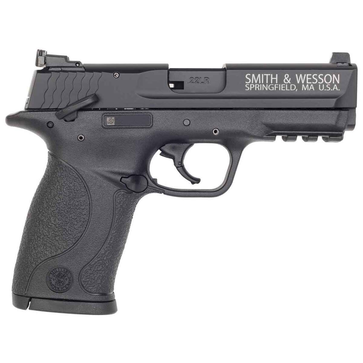 Smith & Wesson M&P 22 Compact 22 Long Rifle 3.56in Black Pistol - 10+1 Rounds