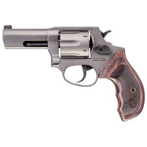 Buy Taurus 856 Defender 38 Spl + P 6rd 3" Stainless Cerakote Cylinder Tungsten Cerakote Frame Altamont Wood Grip online