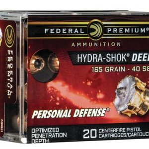 Federal Personal Defense 40S&W 165gr