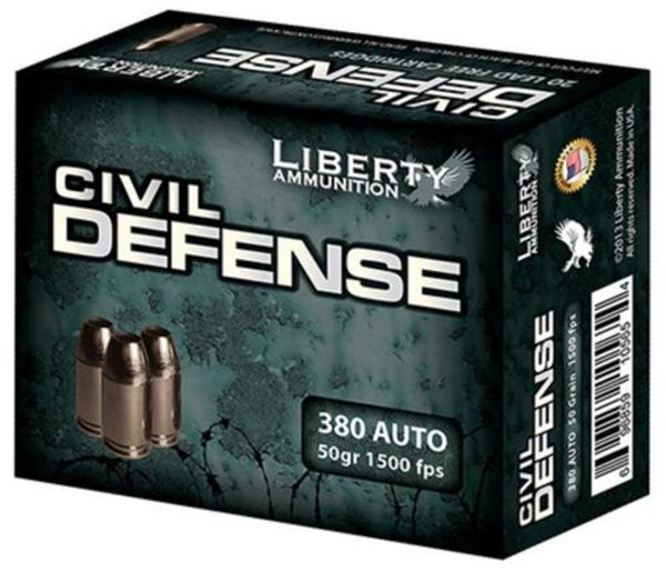 Liberty Ammo Civil Defense 380 ACP 50gr