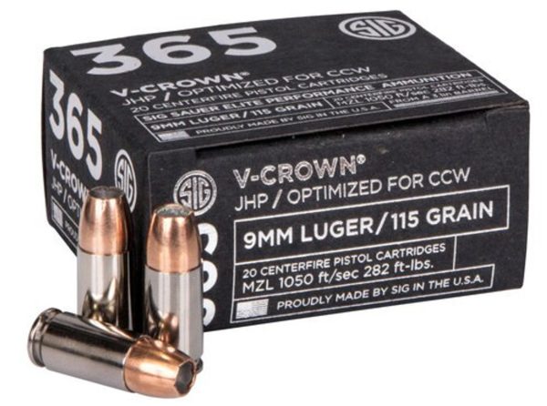 Sig Sauer Ammo 9mm