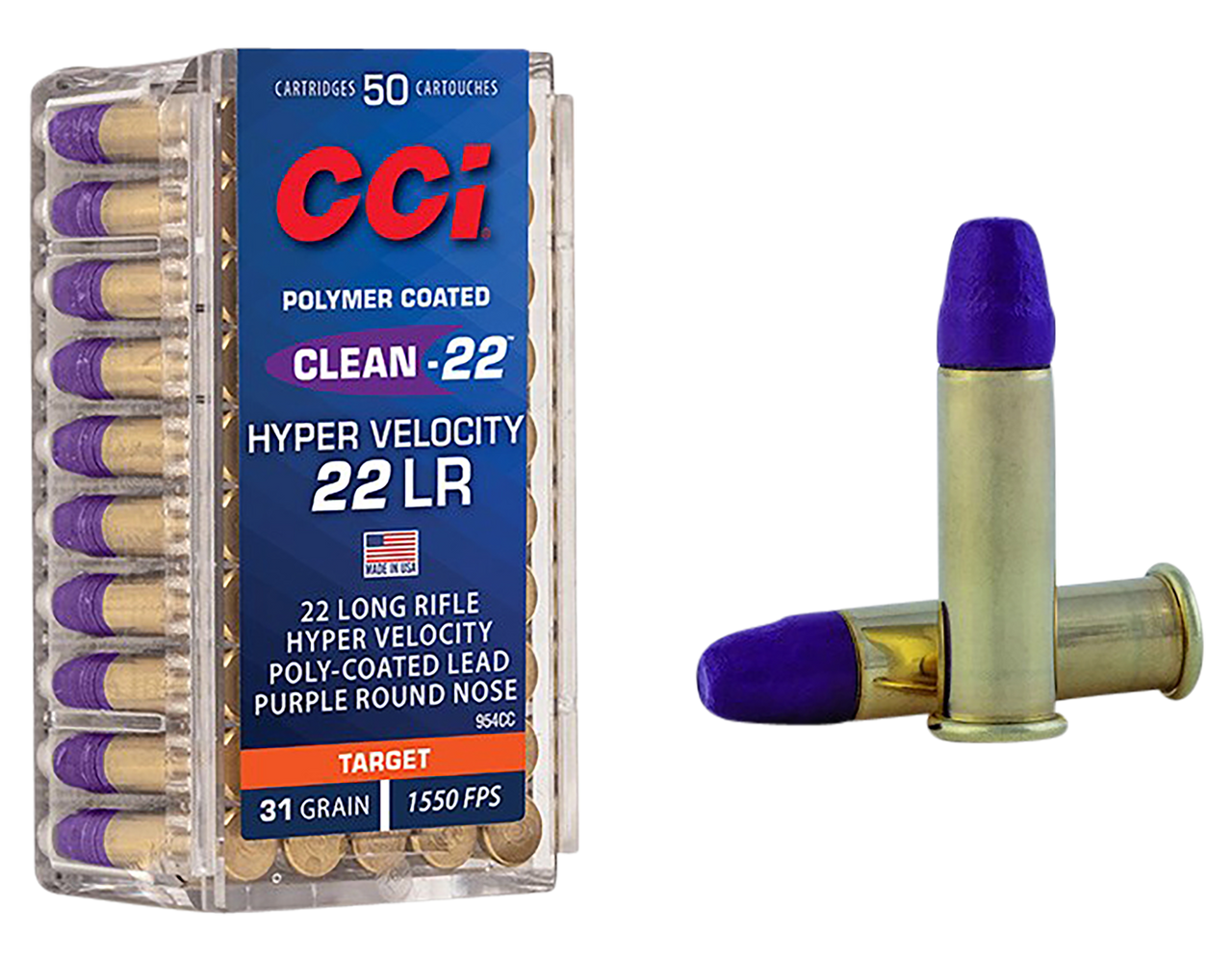 CCI Clean-22 Hyper Velocity 22 LR