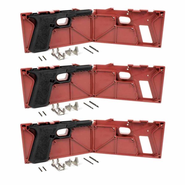 Polymer80 PF940v2™ 80% Full Size Frame and Jig Kit (Glock® 17/22/24/31/34/35 Compatible) - 3-Pack