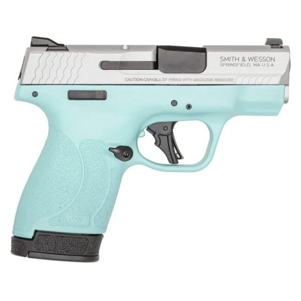 Smith and Wesson M&P9 Shield Plus Robin's Egg Blue 9mm 3.1" Barrel 13-Rounds