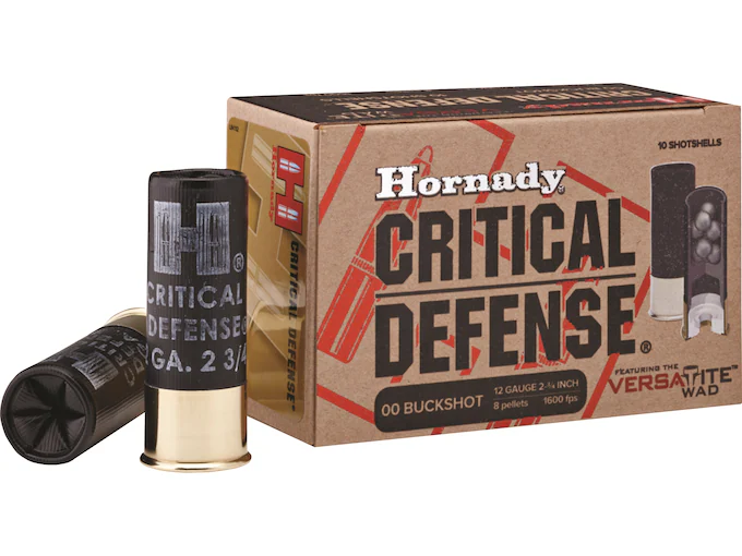Hornady Critical Defense 12 Gauge Buckshot Ammo 2-3/4″ for sale