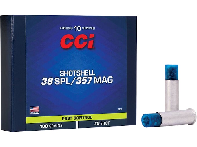 CCI Shotshell 38 Special Ammo 100 Grain Lead Shot 200 rounds for sale